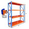 kệ trung tải 4 tầng dài 2m